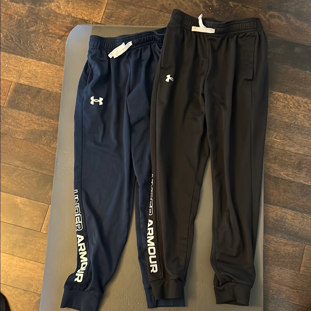 Under Armour Kids Jogger Pants - Black and Navy